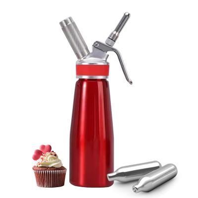 Cream Whipper Custom Kitchen Dessert Tool Chargers Wholesale Aluminum Whipped Ice Cream Topping Dispenser